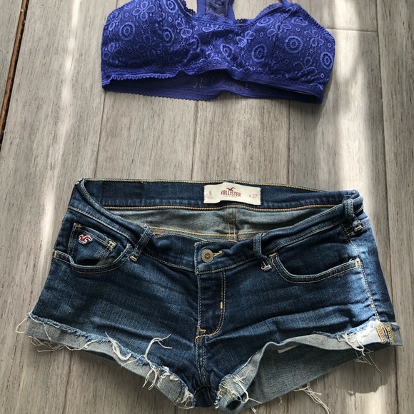Hollister Jean Shorts Size 5 - Picture 7 of 11